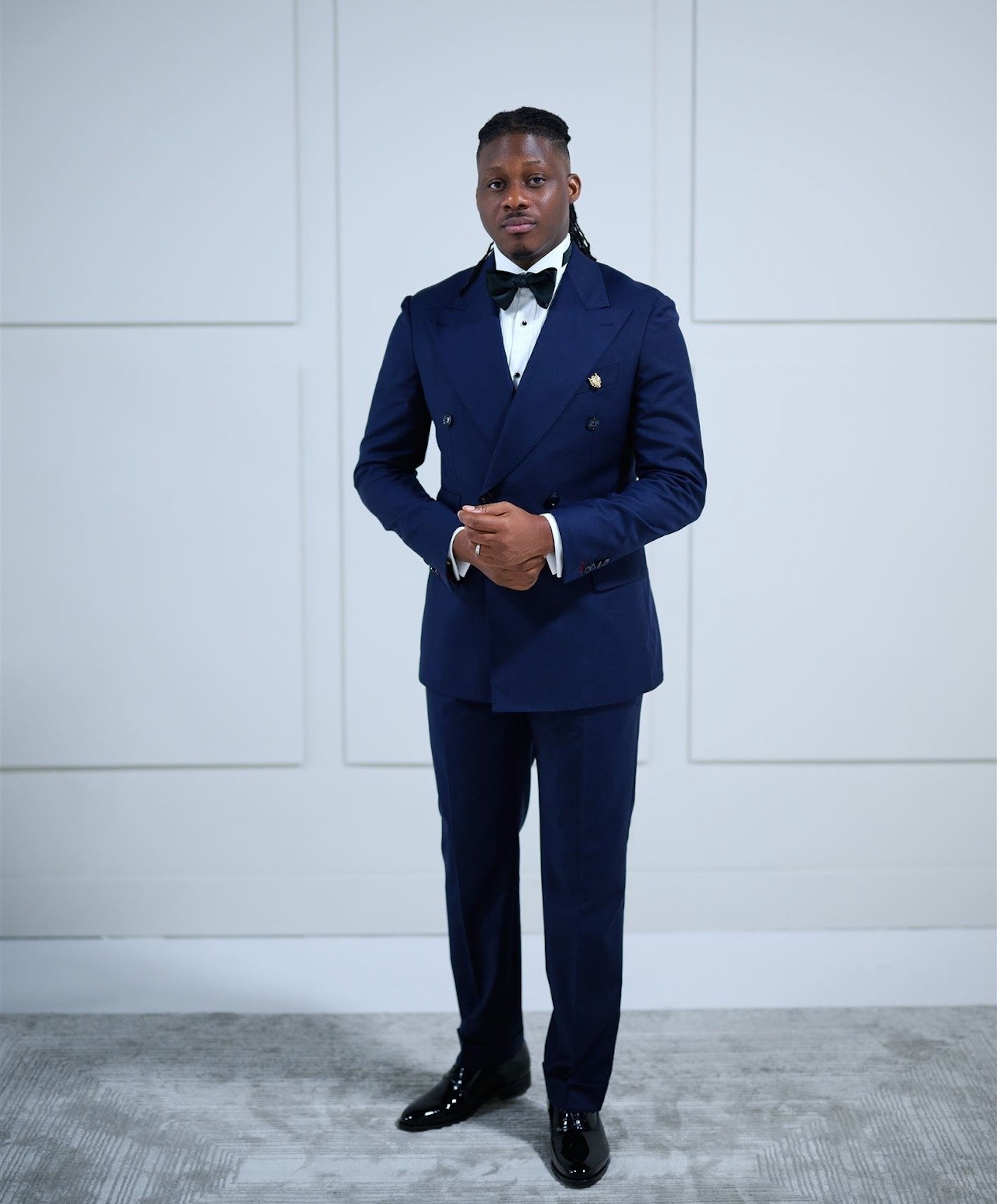 David Zala Wedding Suit Blue